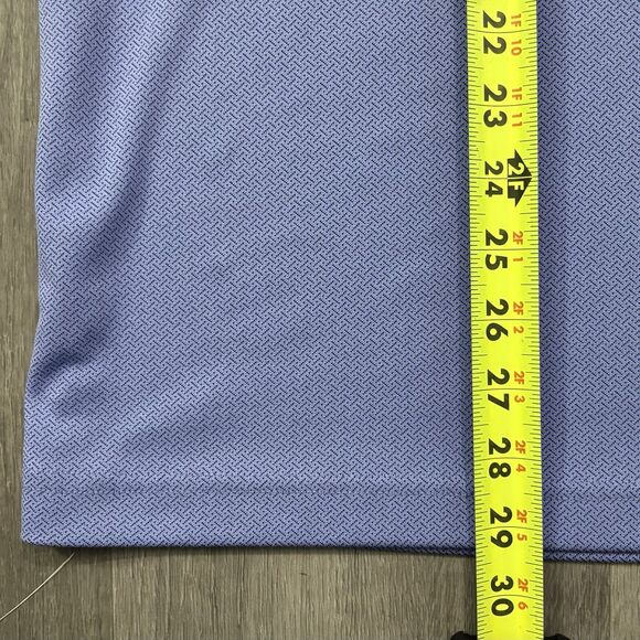 Pebble Beach Blue Golf Polo Shirt Men's Size Large Dry Luxe Performance - Picture 7 of 7